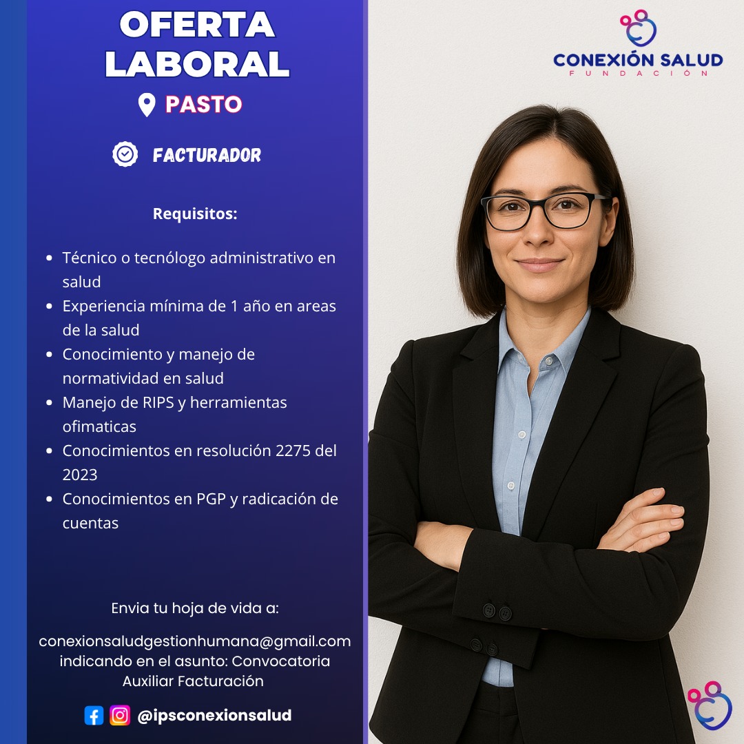 Convocatoria Auxiliar Facturador